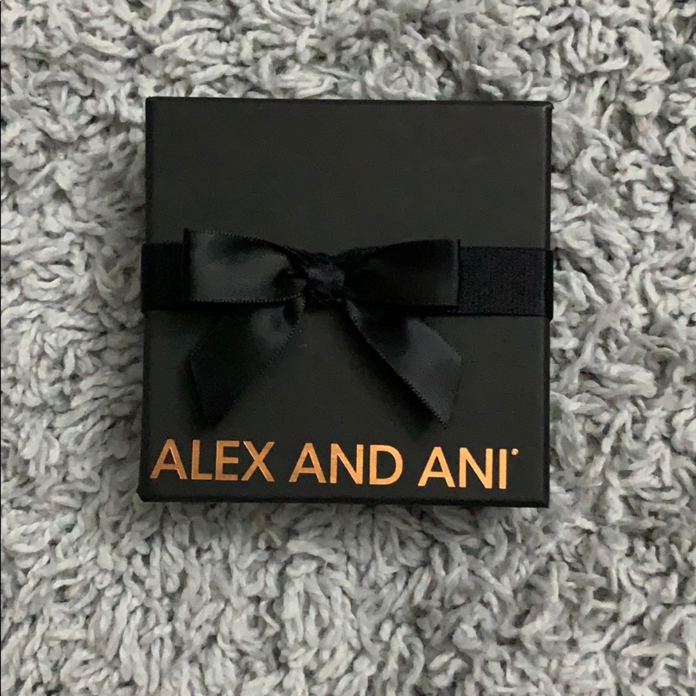 Alex and Ani Candy Cane charm bangle